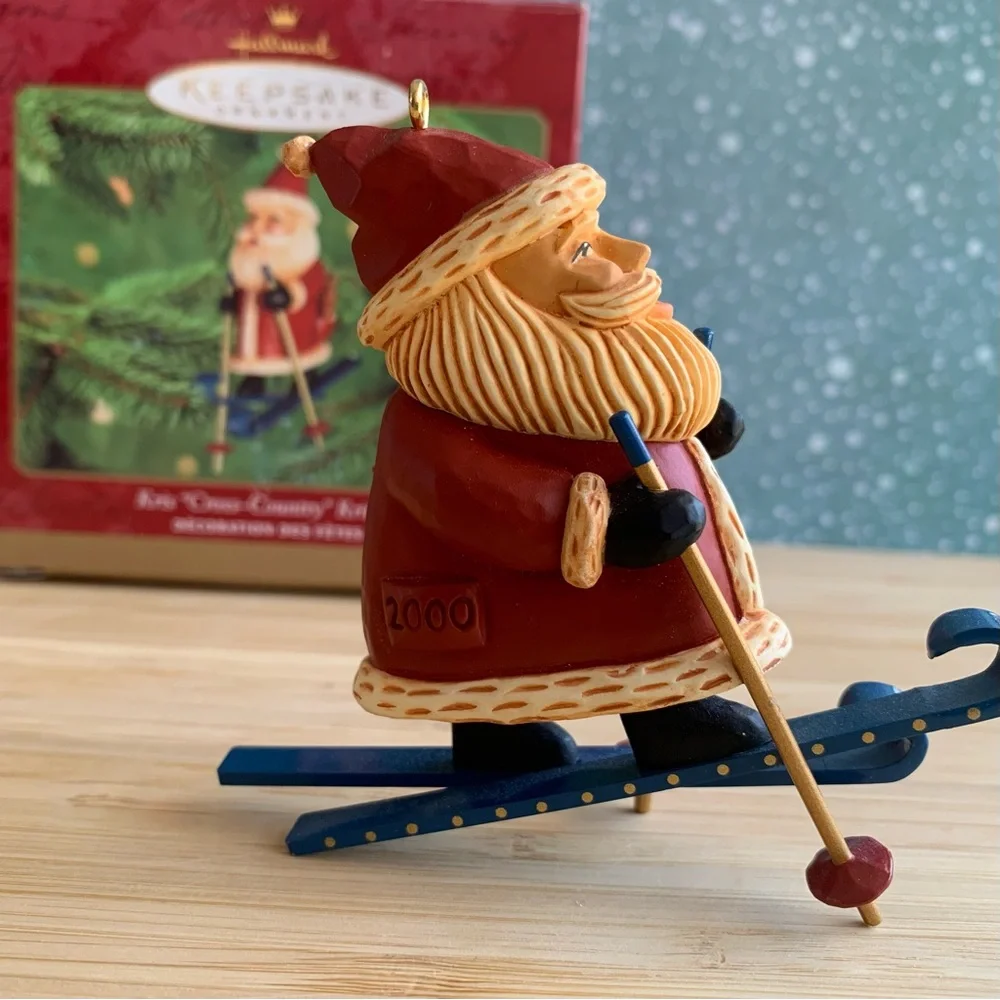 Hallmark Keepsake Ornament * Kris “Cross-Country” Kringle * 2000